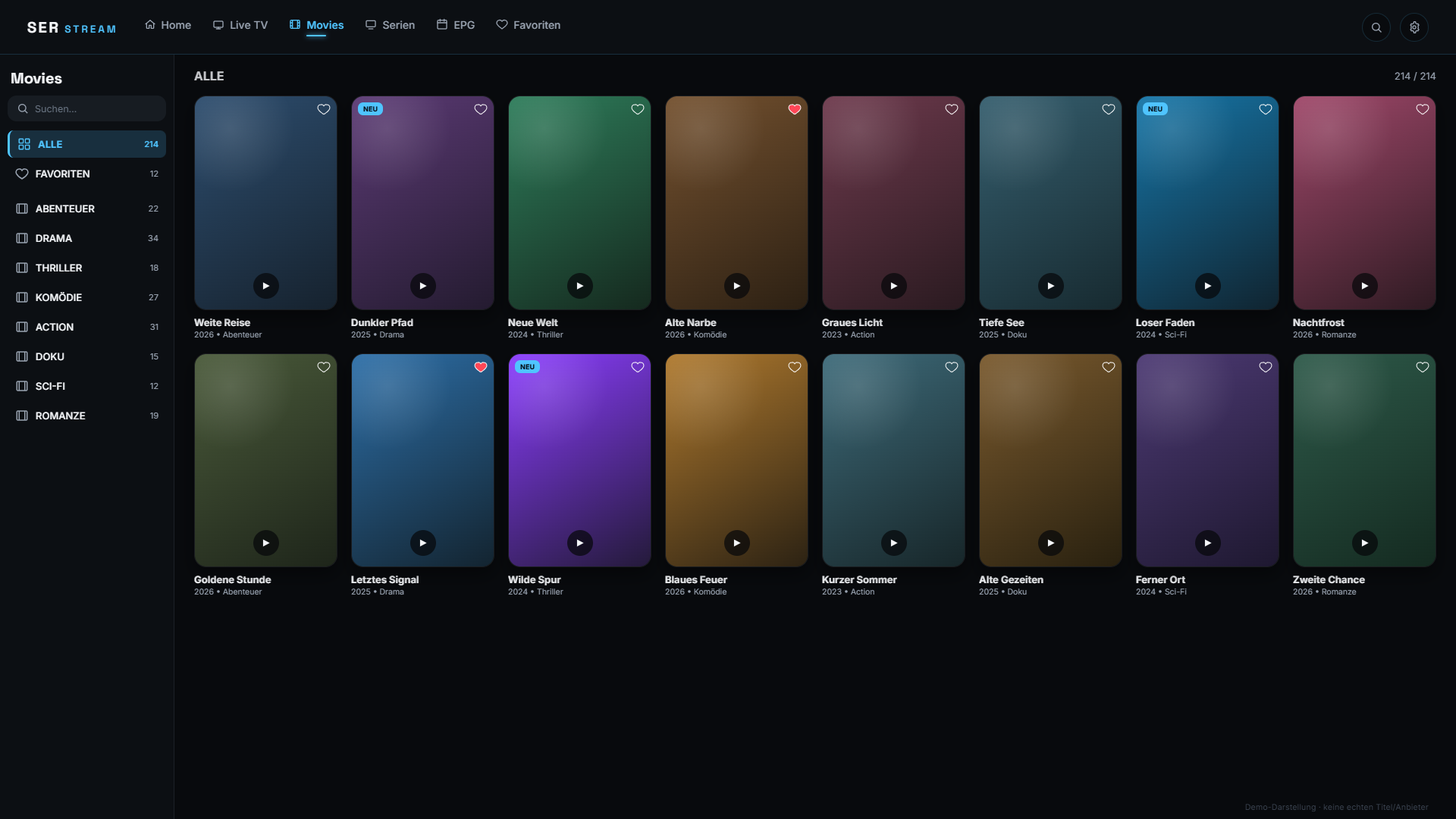 SER STREAM Movies Demo